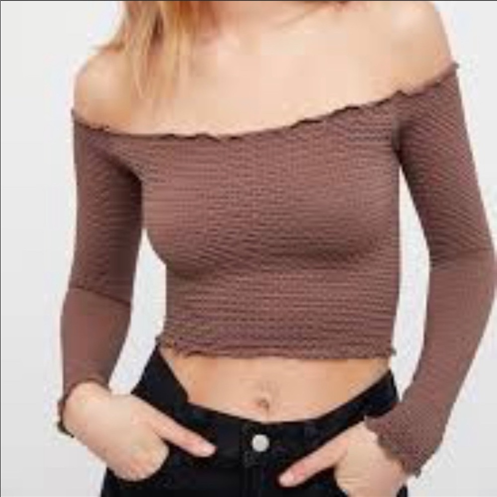 Free People long sleeve crop